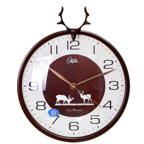 Kangba ultra-quiet wall clock childrens room living room home creative fawn home fashion wall watch decorative table