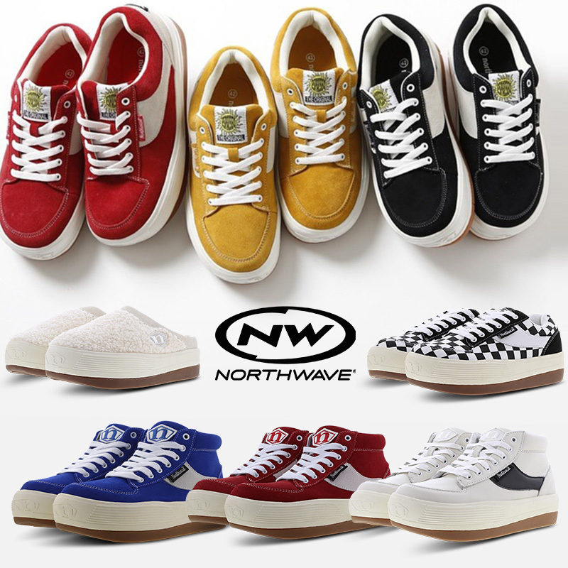 Authorized In-Stock Northwave Espresso 90S Thick-Soled Height-Increasing Suede Casual Shoes for Men and Women
