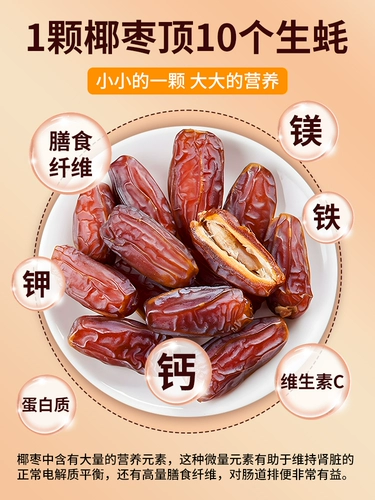 Большой черный кокосовый jujube подлинная пустыня импортирован свежий официальный флагманский магазин золотой не специфический Синьцзян Специальность