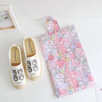 58) Cute cartoon travel portable shoes storage bag dustproof shoe bag travel storage shoe bag