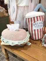 58) Soft creative hamburger cola shape jewelry box Paper towel pumping set Pillow paper towel set