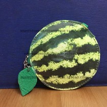 Creative modeling fruit cute cartoon leather coin purse card bag storage bag keychain keychain pendant accessories