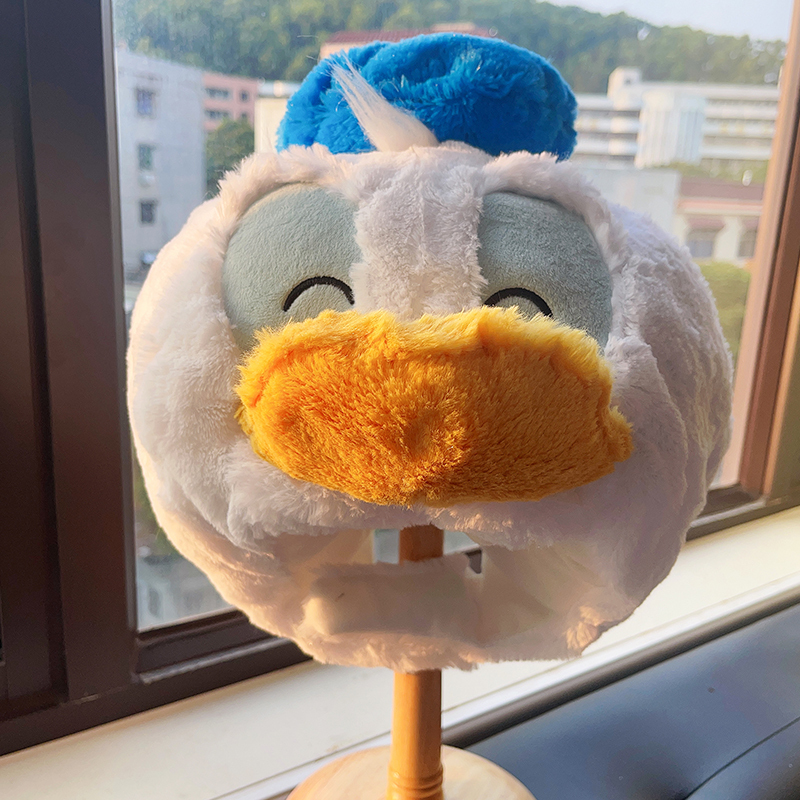 Children's Cartoon Hat Blue Duck Plush Headgear Autumn and Winter Boys and Girls Ear Protection Hat Windproof Performance Props Cos Children's Cartoon Hat Blue Duck Plush Headgear Autumn and Winter Boys and Girls Ear Protection Hat Windproof Performance Props Cos