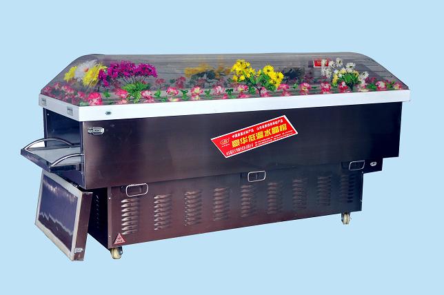 Ice coffin manufacturer direct energy-saving water crystal coffin intelligent refrigerated frozen coffin low temperature body ice coffin carrying portable ice coffin