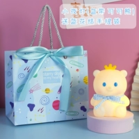 Little Night Lantern-Slue Ribbon Cocoa Bear (сумка с синим цветом)