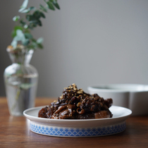 Selective scholars two people eat Jingdezhen high temperature porcelain dishes home set wedding birthday gift box set Japanese