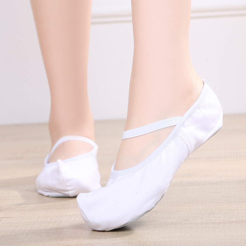White Acrobatic North Korean Dance Shoes Dance Shoes Hook Shoes White Classical Dance Shoes Indoor Practice Dance Shoes Soft Bottom