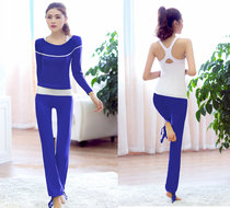 Yoga Suit Summer New Three-Piece Set Medium Long Sleeve Gym Practice Suit Running Suit Skinny Dance Suit