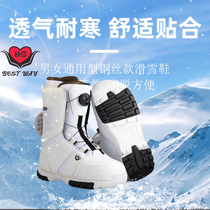 Womens American brand FLOWBOA rotating wire buckle snowboard shoes mens double foreign trade original single outdoor children