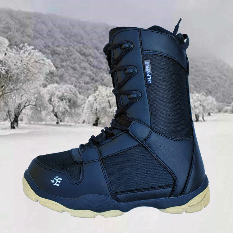 Lacing Money American Men And Women Outdoor High School Junior Outdoor Ski Equipped Veneer Ski Shoes Waterproof Boots