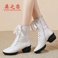 Два дна белой цельной кожи (5см каблука)