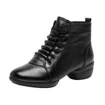 English Love Spring New Jazz Dance Shoes Women Genuine Leather Soft Bottom Water Soldiers Dance Shoes Square Dance Shoes Womens Dance Shoes
