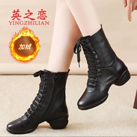 Два дна черного бархата (4см каблука)