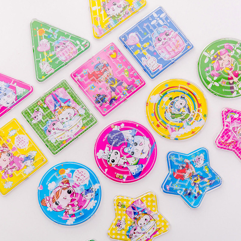 Plastic walking beads cartoon animal maze children baby educational toys creative gifts kindergarten gifts wholesale