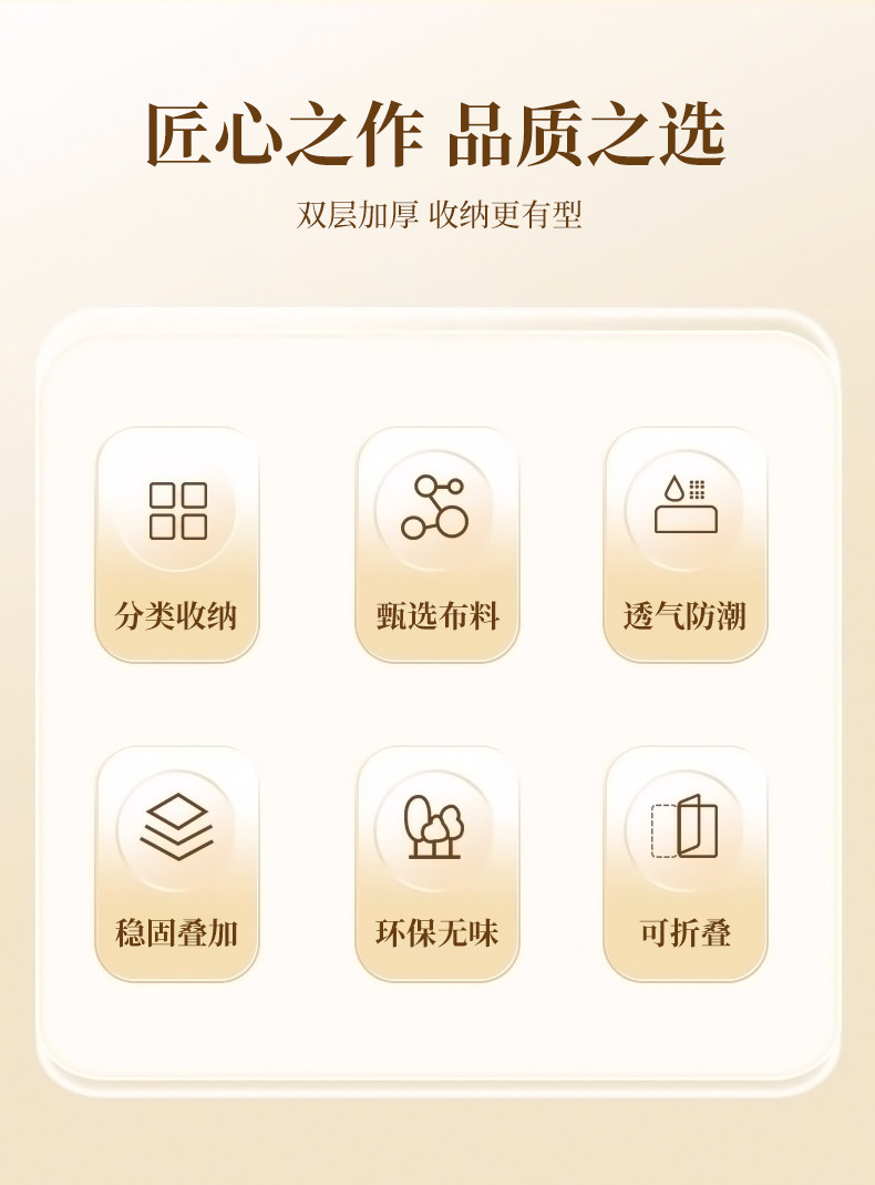 Сжатие одежды и сумок 7个装 阳离衣服收纳柜家用衣柜放裤子衣物整理分层神器储物箱筐