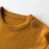 Mùa đông 2018 mới áo len cashmere nam cổ tròn màu áo len rắn kinh doanh áo len giản dị thả lỏng áo len đáy quần lót nam thun lạnh Áo len