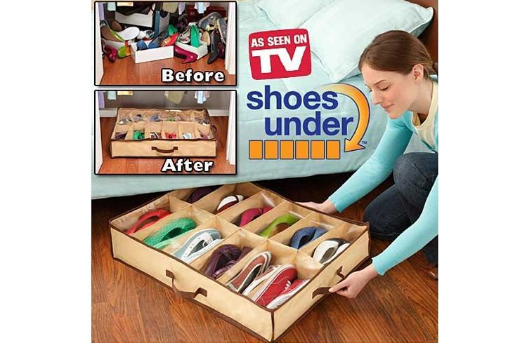 Recommended Bed Bottom Unwoven Cloth 12 G Transparent Containing Shoes Bag Shoes Cashier Bag Collection Bag Home Containing box