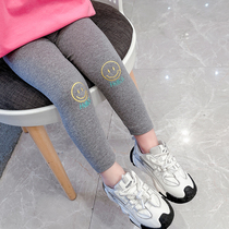 Girls leggings Spring and Autumn wear thin cotton childrens pants autumn women 3 Foreign 1 year old baby Autumn children