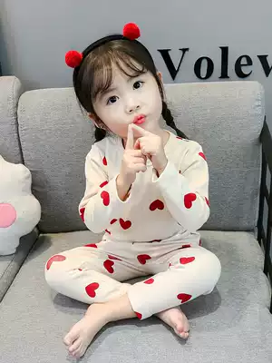 Children's autumn clothes sanitary pants Spring and autumn pure cotton baby heating clothes pants Cotton girls baby underwear women's children's clothing