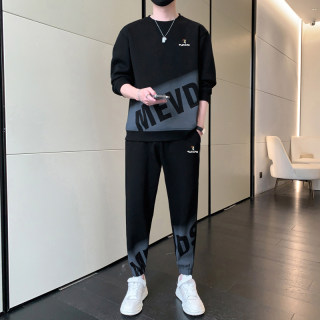 啄木鸟卫衣运动套装男士新款春秋季潮流休闲帅气一套搭配男装潮牌