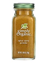Spot Simply Organic spicy curry powder 79 g