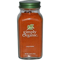 Spot US Simply Organic zero card no fat chili powder 2 89 oz (82 gr)