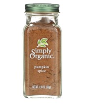 Spot Simply Organic cinnamon ginger nutmeg clove pumpkin mixed spice 55g