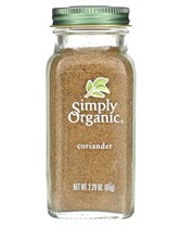Spot Simply Organic coriander seed powder slightly citrus flavor 65g