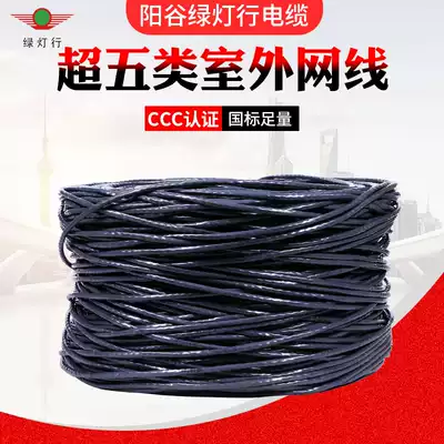 Yanggu Pure Copper Super Class 5 Gigabit Network Route Project High Speed Oxygen Free Copper cat6 Household Broadband Network Route 300 m