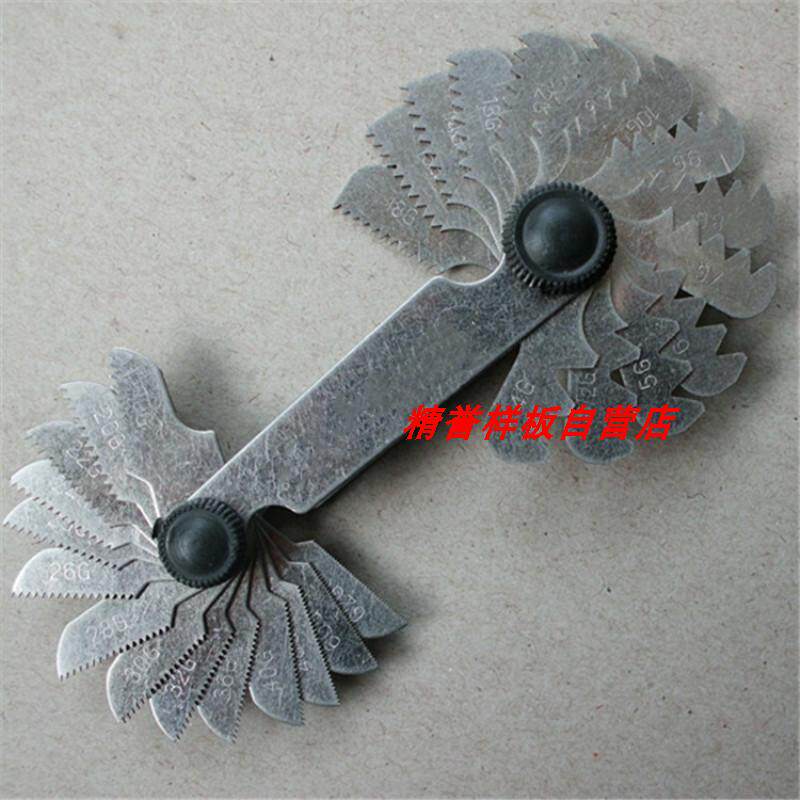 Renowned Steel Shell Thread Boilerplate Pitch Gauge Thread Gauge Series Unified Thread Boilerplate UN NPT Boilerplate Tooth Gauge-Taobao