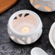 Heating open furnace tableware smokeless and tasteless insulation universal tea wax round aluminum shell white red candle 2-4 hours