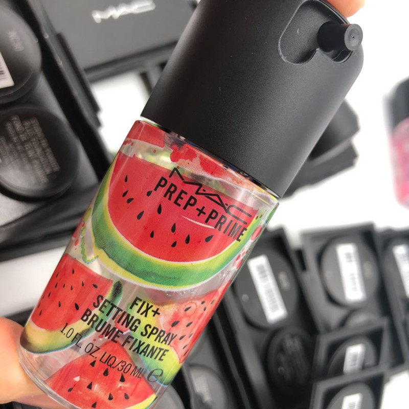MAC Fix Moisturizing Makeup Setting Spray Trial Pack Limited Watermelon Pineapple White Tea Cherry Blossom 30ml