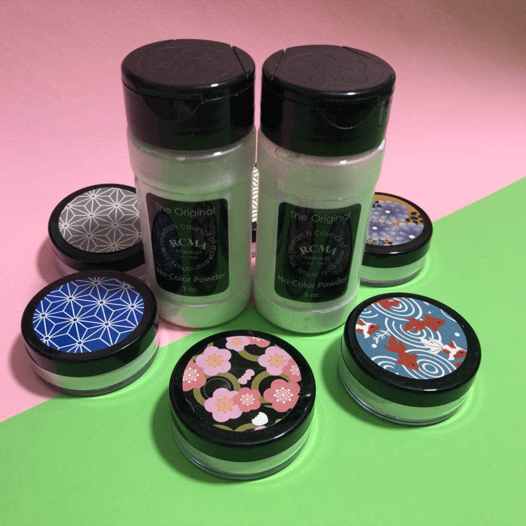 rcma loose powder colorless transparent fixed makeup baking loose powder pepper powder k sister recommended color test trial package formal