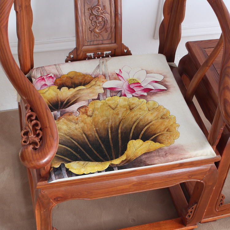 Jinhe Trung Quốc phong cách cổ điển mới Trung Quốc đệm cổ điển gỗ gụ sofa đệm pad ghế ăn pad dày đệm tùy chỉnh thảm trải ghế gỗ đẹp