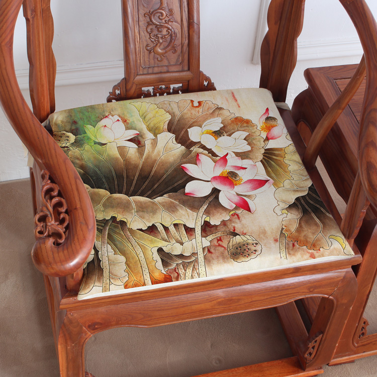 Jinhe Trung Quốc phong cách cổ điển mới Trung Quốc đệm cổ điển gỗ gụ sofa đệm pad ghế ăn pad dày đệm tùy chỉnh thảm trải ghế gỗ đẹp