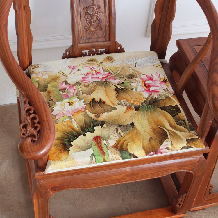 Jinhe Trung Quốc phong cách cổ điển mới Trung Quốc đệm cổ điển gỗ gụ sofa đệm pad ghế ăn pad dày đệm tùy chỉnh