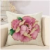 Trung Quốc hoa hoa mẫu đơn gió Fukki vẽ tay bông gối bìa sofa đệm xe thắt lưng gối lanh gối vuông - Trở lại đệm / Bolsters gối chăn 2 trong 1 Trở lại đệm / Bolsters