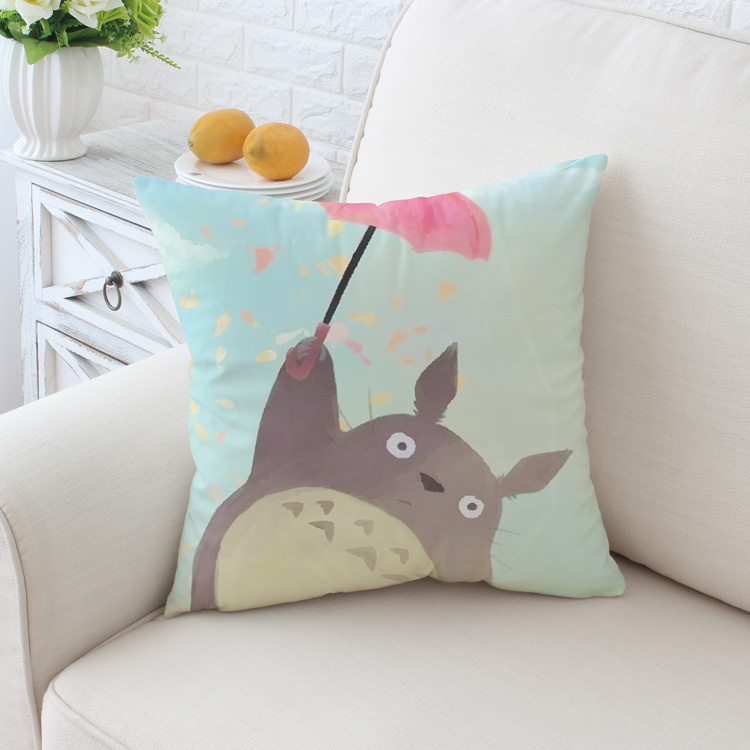 Totoro đơn giản IKEA Bắc Âu siêu mềm Pháp gối gối thắt lưng gối xe đệm sofa gối tựa lưng bộ mền gối văn phòng