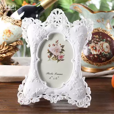 6 inch children's small photo frame European-style creative table washing photo plus image frame Wedding photo frame resin photo frame gift