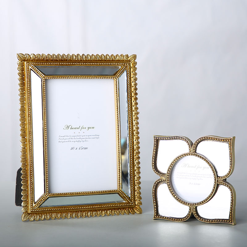 Nordic Minimalist Creative Mirror 2 5 Inch 6 Inch Office Resin Wash Photo Plus Photo Frame Swing Table Tabletop Pendulum