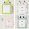 86 type luminous cartoon switch sticker Socket switch sleeve dust cover Simple wall sticker decorative sticker decorative sleeve