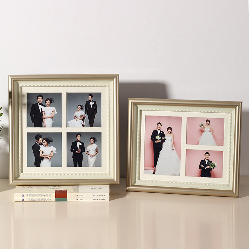 Custom wedding photo small photo frame Pendulum Table Minimalist Wedding Photo Desk Pendulum 1012 inch Living room Bedroom Bedroom Nightstand Pendulum