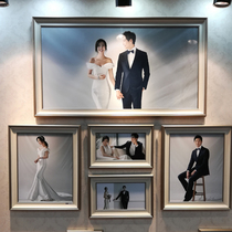 Photo studio photo frame wall Wedding photo enlargement photo frame Living room bedroom creative photo wall custom printing bedside do