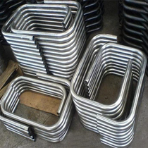  Stainless steel pipe bending and bending processing 90 degree right angle U-shaped elbow Spiral coil core drawing elbow handle customization