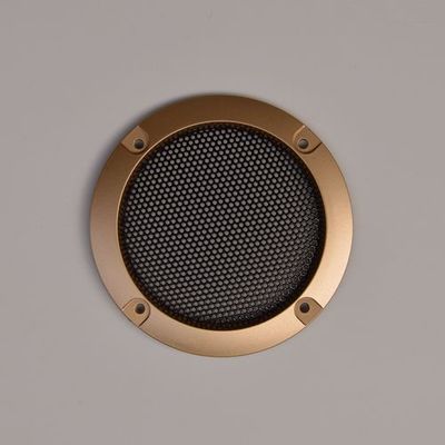 3 Inch Horn Mesh Hood 4 Inch Horn Mesh Hood Horn Protection Mesh Hood Speaker Mesh Hood Native gold