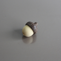 Acorn acorns can be unscrewed solid wood pine cone pendant key chain sweater chain portable aromatherapy essential oil bottle diffuser wood