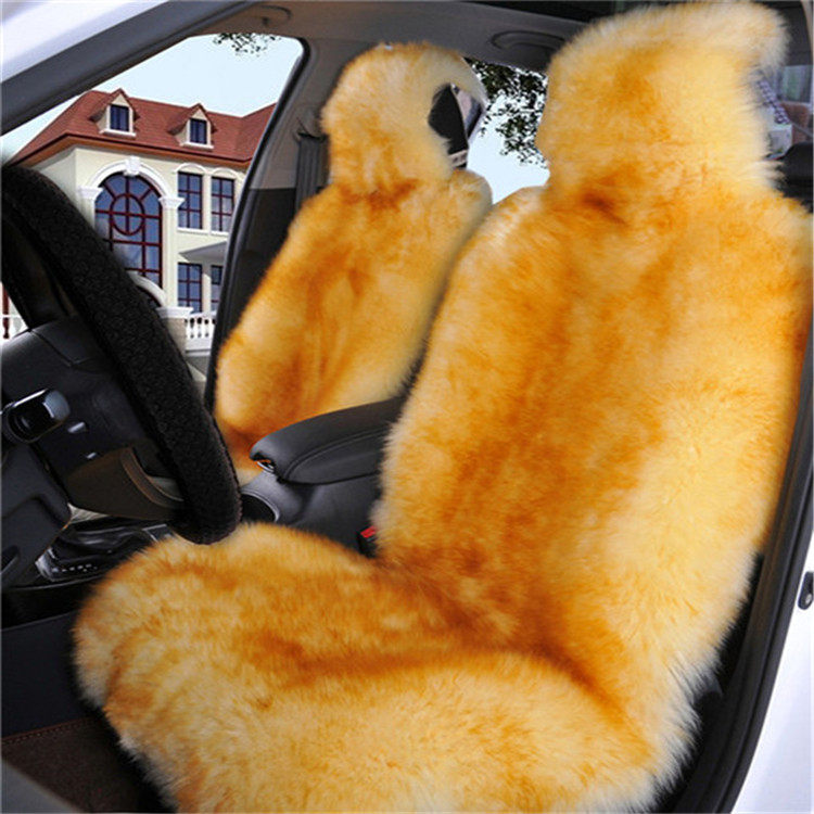 Winter pure wool car cushion fur cushion fur in full long fur cushion plush car cushion