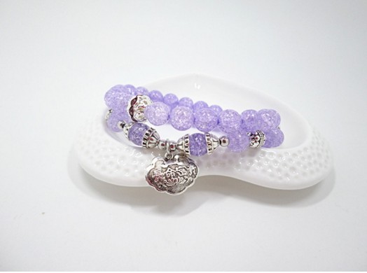 Handmade đá opal tự nhiên pha lê tự nhiên vòng tay trang sức chéo trinh sát hạt hoa vòng tay vòng tay tỳ hưu