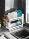 Bowl and plate storage rack kitchen storage rack narrow small window sill bowl and plate drain rack multi-function bowl and chopstick storage box bowl cabinet