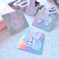 Brying Q] Original magnetic bookmarking cute ins and US loose-leaf handbooks Gillito This adornment